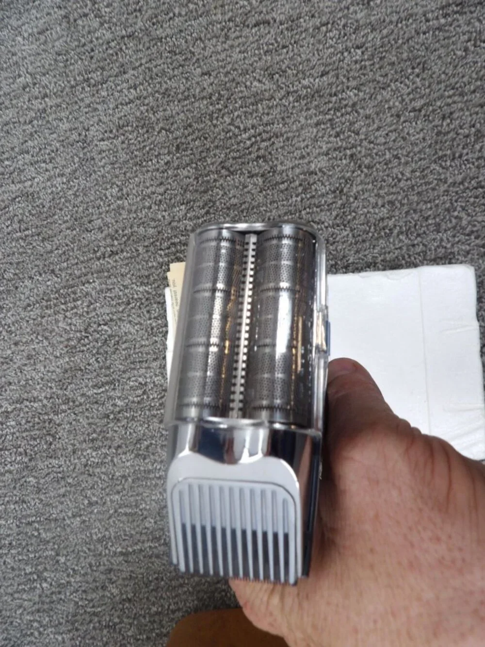 Vintage Sunbeam Shavemaster Electric Razor With Case & Warranty Paperwork - Picture 5 of 8